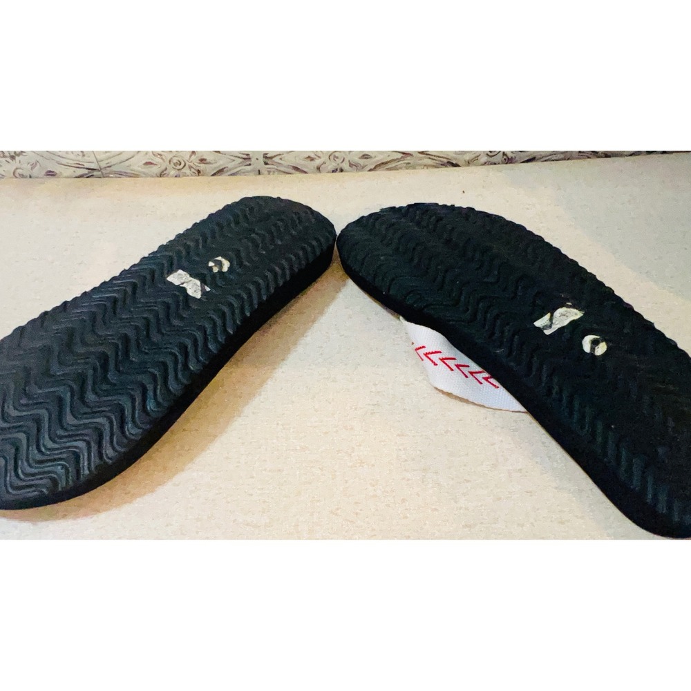 Country Soul Womens Platform Flip Flops Baseball Chevron Rhinestone Thong Sandal - Picture 5 of 5